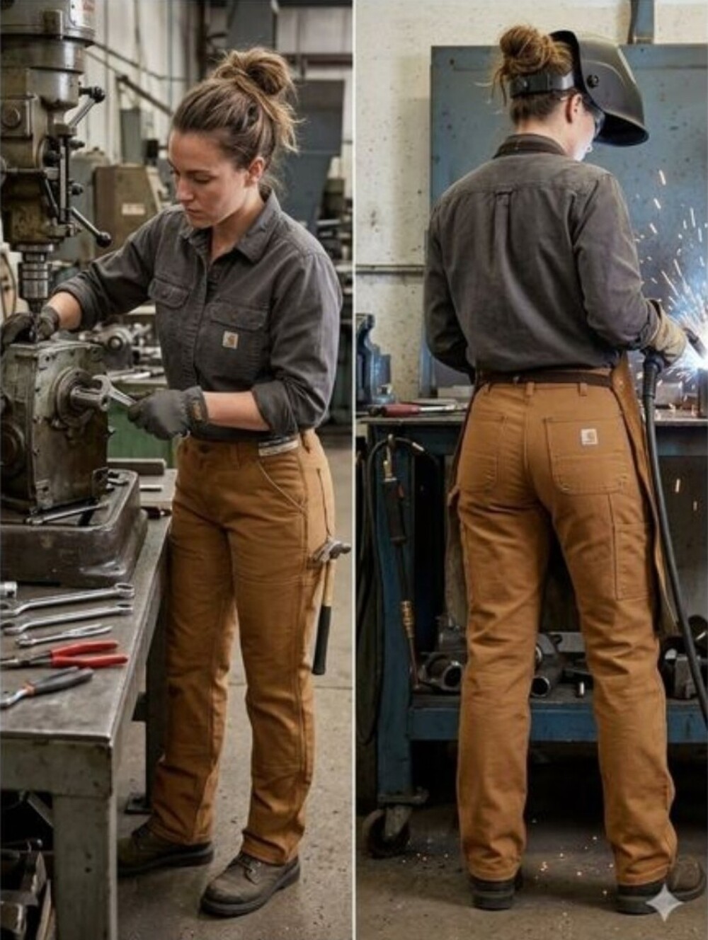 Carhartt Rugged Flex Relaxed Fit Twill Double-Front Work Pant 8 Tall